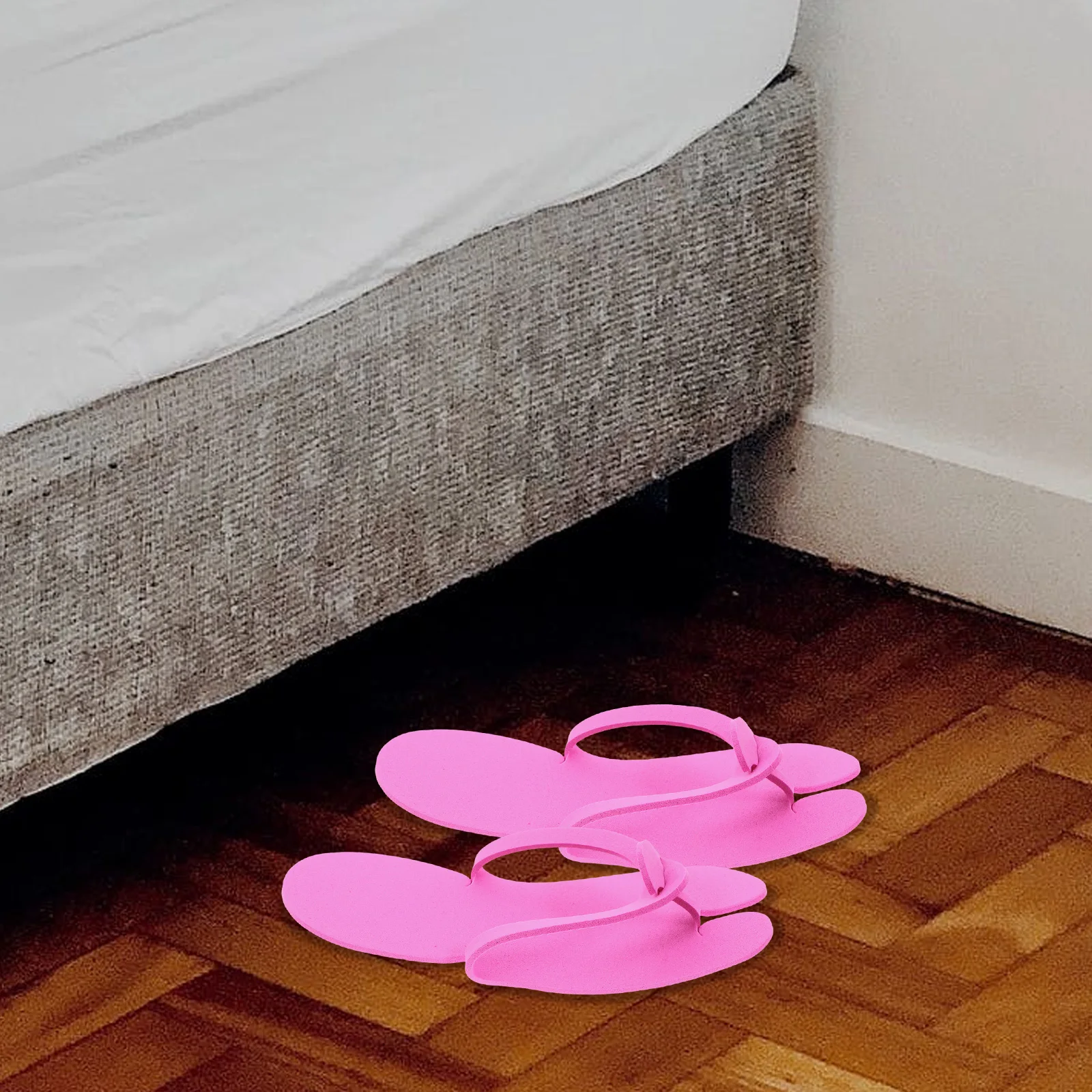 

24 пары одноразовых тапочек из ЭВА для гостей, маникюра, спа, путешествий, отелей, домашнего использования, дышащие, удобные, надеваются без застежек