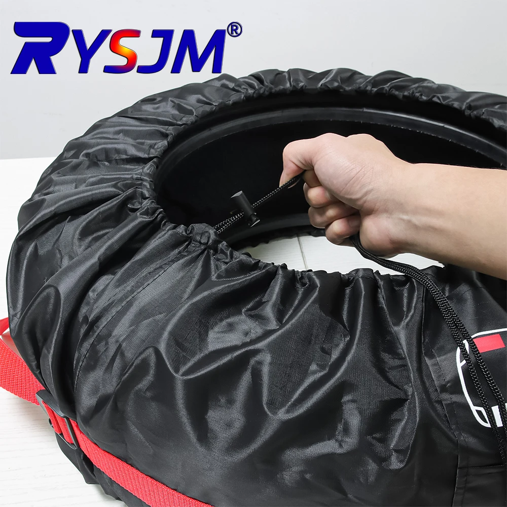 Tire Storage Bags Dustproof Waterproof L Universal Car Spare Cover Case Polyester Vehicle Wheel Protector Portable Wheel Bags