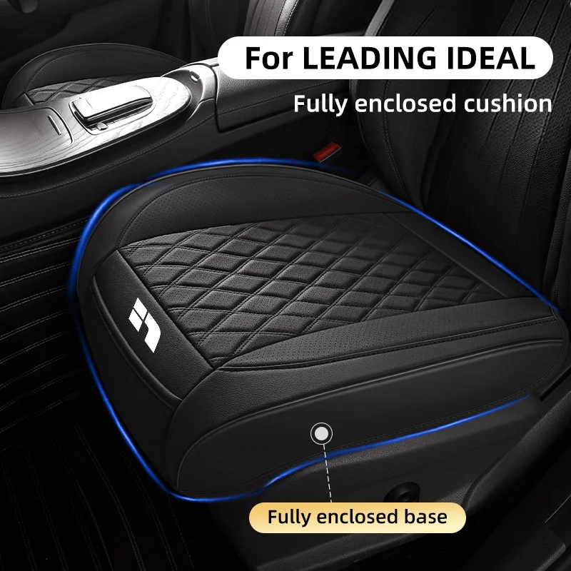 

Leather Surround Car Seat Cover Front Seat Cushion Protector Chair Pad For LEADING IDEAL Li L6 L7 L8 L9 Mega M8 One Accessories