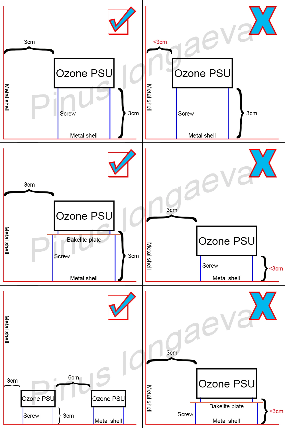 CE FCC ROHS Patented Product 3G/H Ozone Generator Kit Household Drinking Water Purification and Disinfection