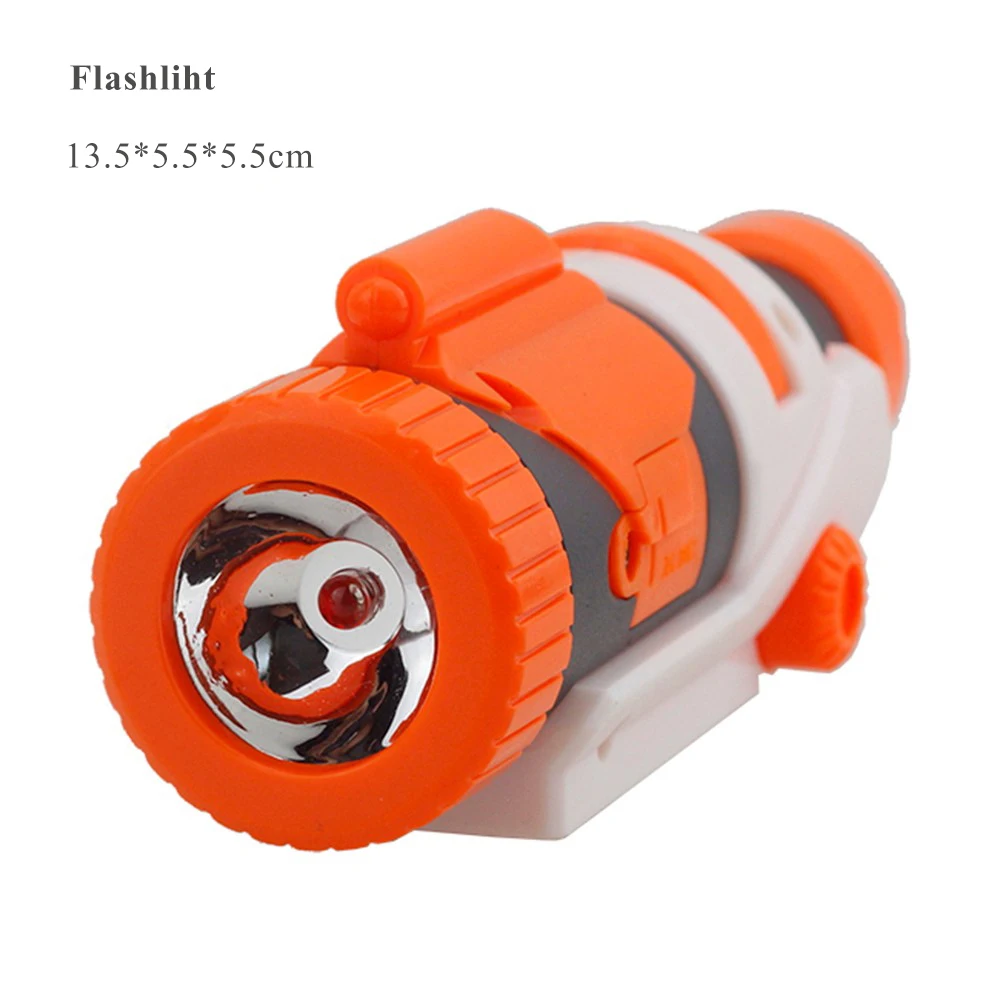 Spielzeugpistole, modifizierte Teile für Nerf N-Strike Elite Series, Schalldämpfer, Schwanz, Taschenlampe, universelles Spielzeugpistolen-Zubehör