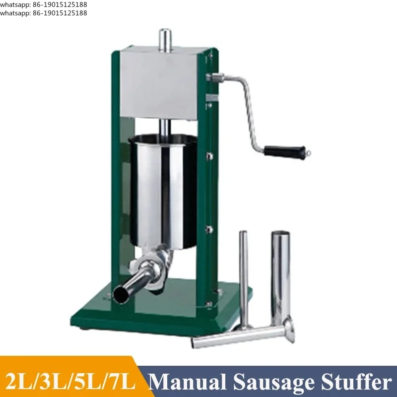 Fill Sausage Vertical Sausage Painting 2L/3L/5L/7L Sausage Meat Homemade Manual Syringe Machine Stuffer Filling
