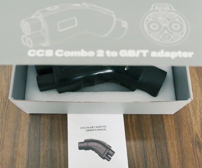 

Адаптер постоянного тока для автомобильной зарядки ccs2 к gb/t, комбинированный адаптер ccs 2 ГБT с зарядным устройством для электромобилей, быстрая зарядка постоянного тока