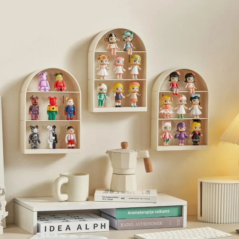 

Blind Box Wall Mounted Display Cabinet Storage Box Acrylic Creative Bubble Mart Handmade Display Action Doll Storage Frame