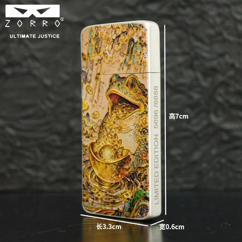 ZORRO ZC5 Model 3D Embossed Gilded Painted Three-Legged Golden