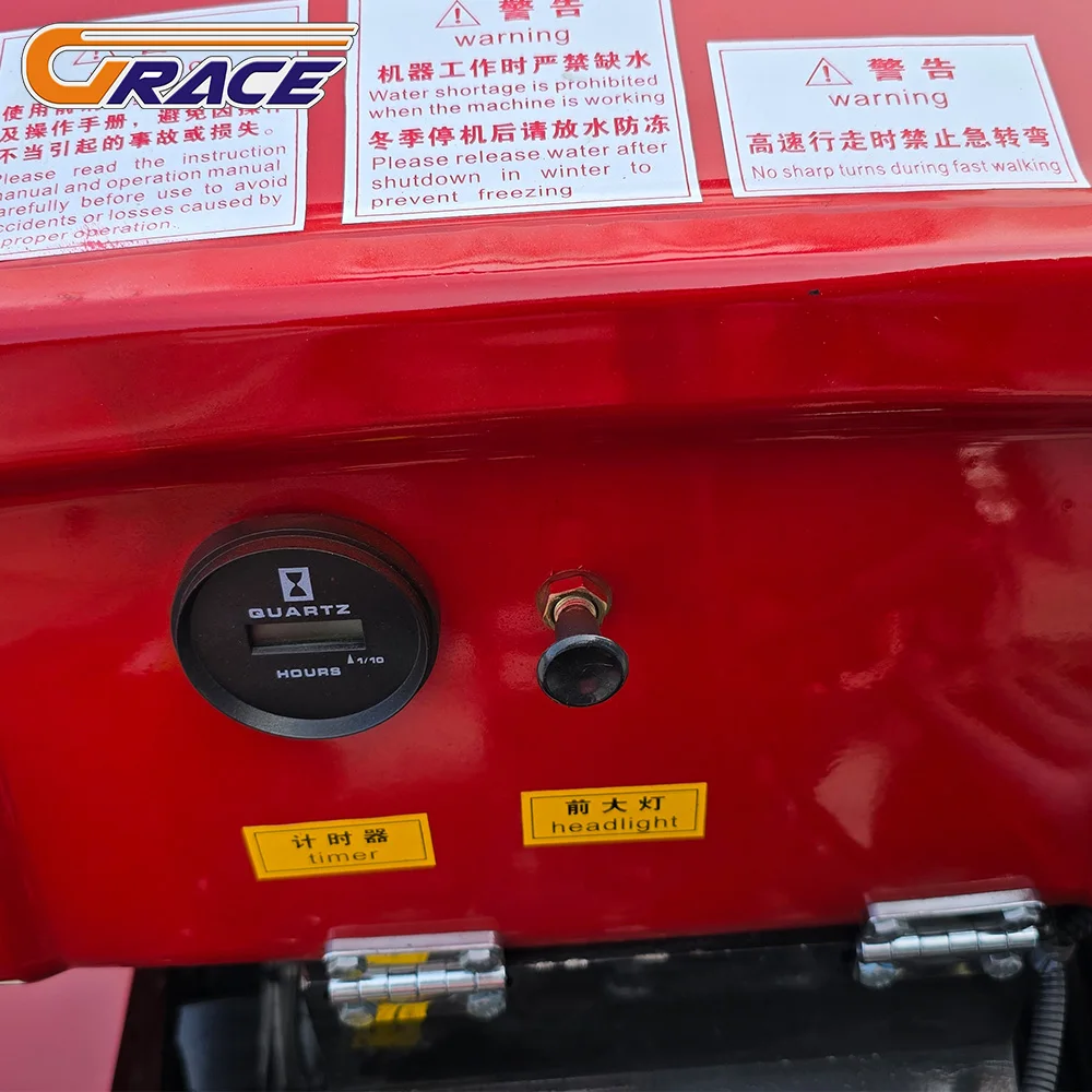 Customized Diesel Mini Cultivator Multifunctional Crawler Rotary Cultivator Tractor for Sale