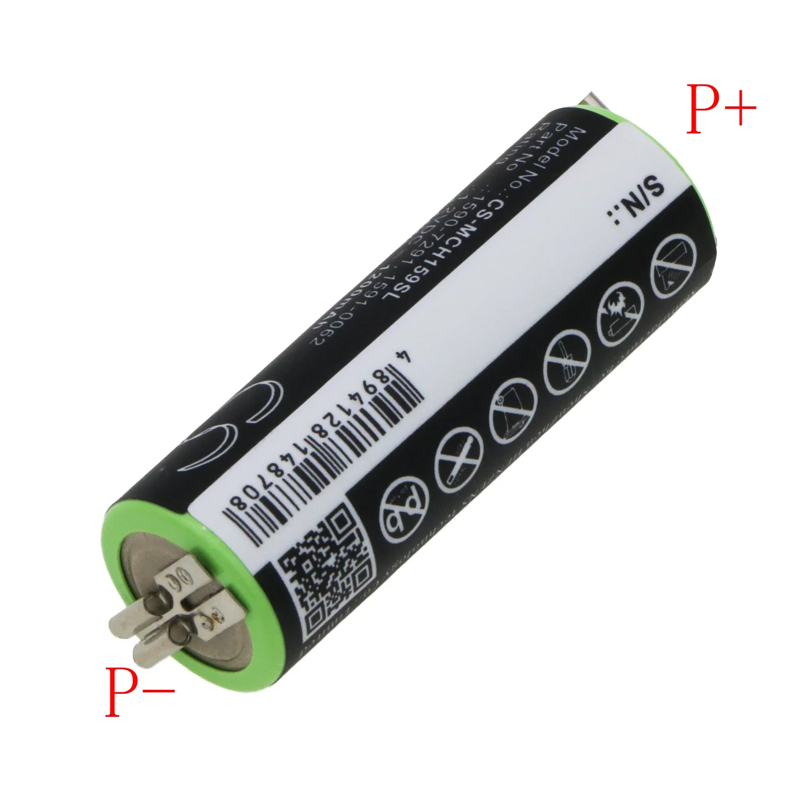 2000mAh Shaver Battery for Moser ChroMini 1591, ChroMini 1591B, ChroMini 1591Q, Ermila Bella 1590, NOTE the sizes,THIS IS 46.5mm - Image 5