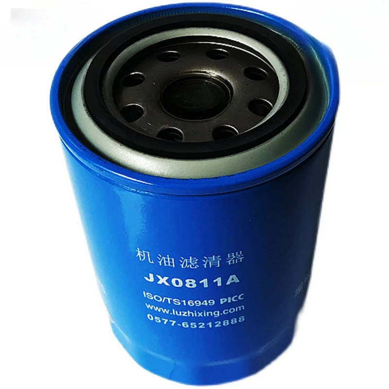 Oil filter JX0811A is suitable for Jiefang, Jianghuai, light truck Dongfanghong forklift 1012010 oil filter