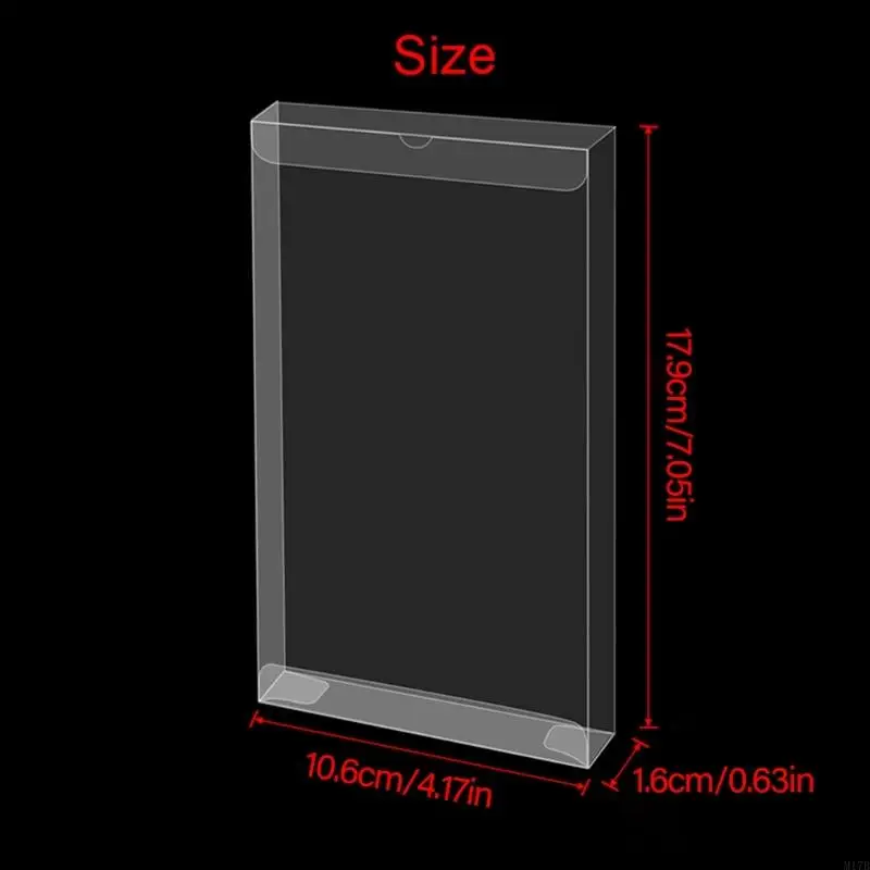 M17B 5pcs Clear Transparent Game Plastik Pelindung Pet Pet untuk 1000 3000 UMD Game Card Box Game Cartridge Box Case
