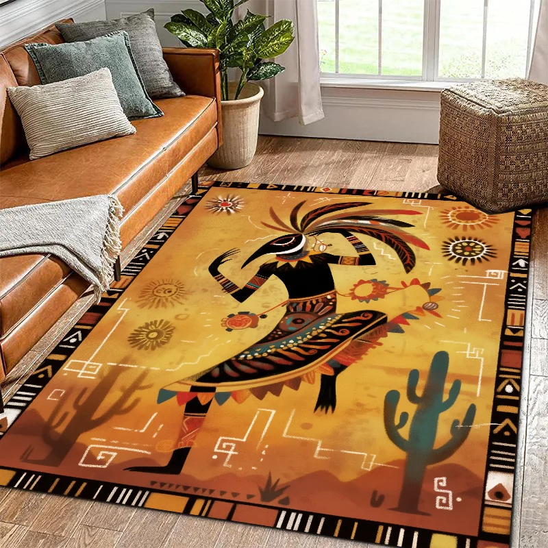 Retro Persia Living Room Decoration Carpets Ancient Egypt Bedroom Decoration Rug Abstract Hall Study Home Decor Floor Mat ковер