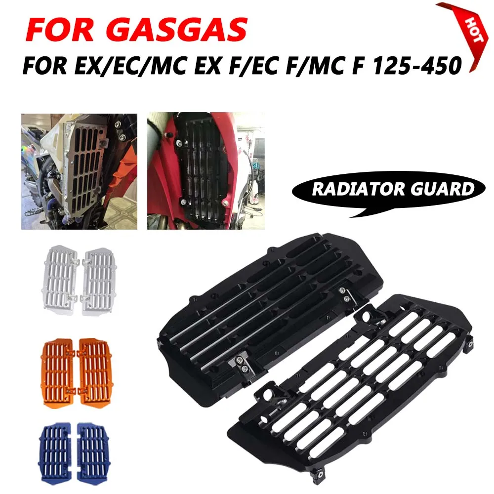 Motorcycle Radiator Grill Guard Cover FOR GASGAS EC EX 300 350F 450F EC300 EX300 EX350F EX450F MC125 MC250F MC450F 2021 - 2024