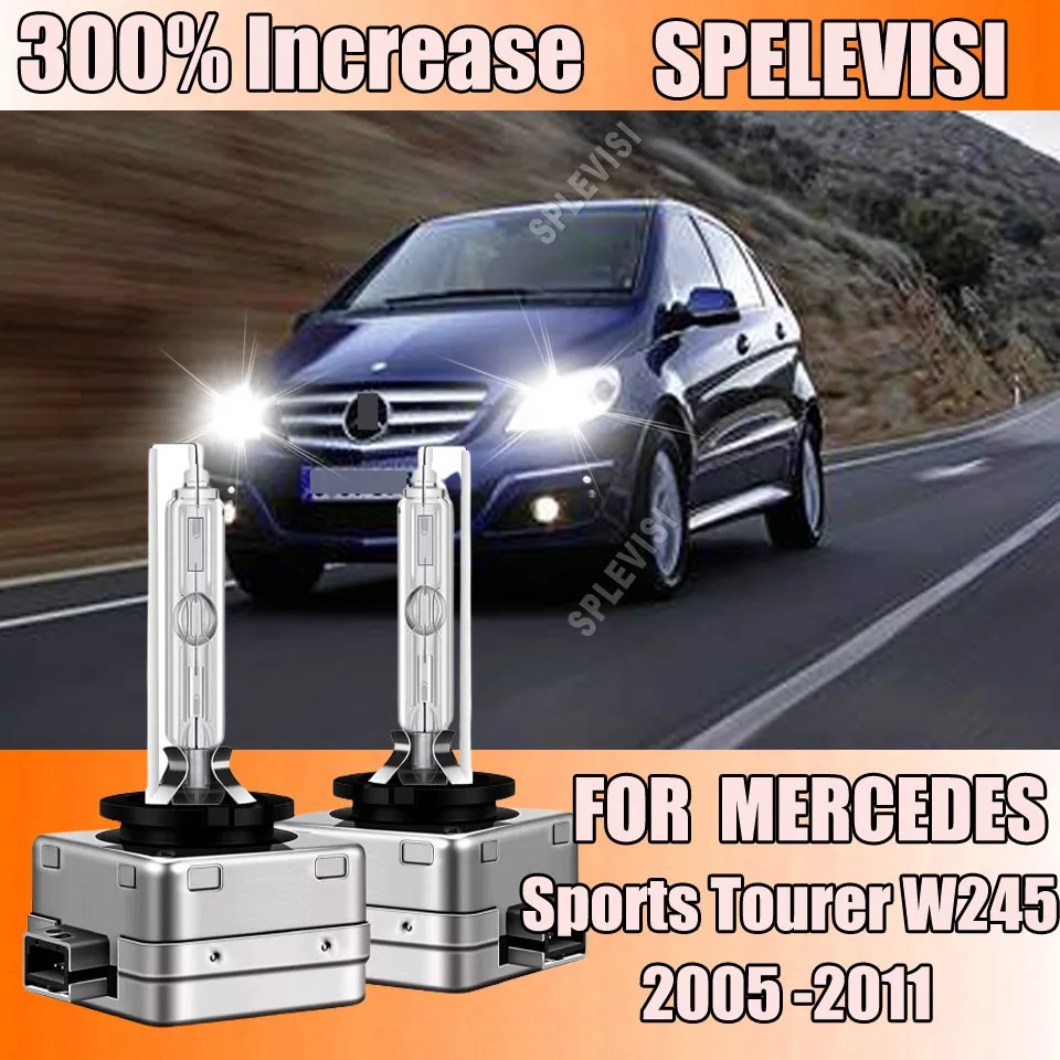 

2Pcs Xenon Bulbs 35W D1S Car Lamps HID Headlight 6000K White For MERCEDES-BENZ B CLASS Sports Tourer W245 2005-2009 2010 2011