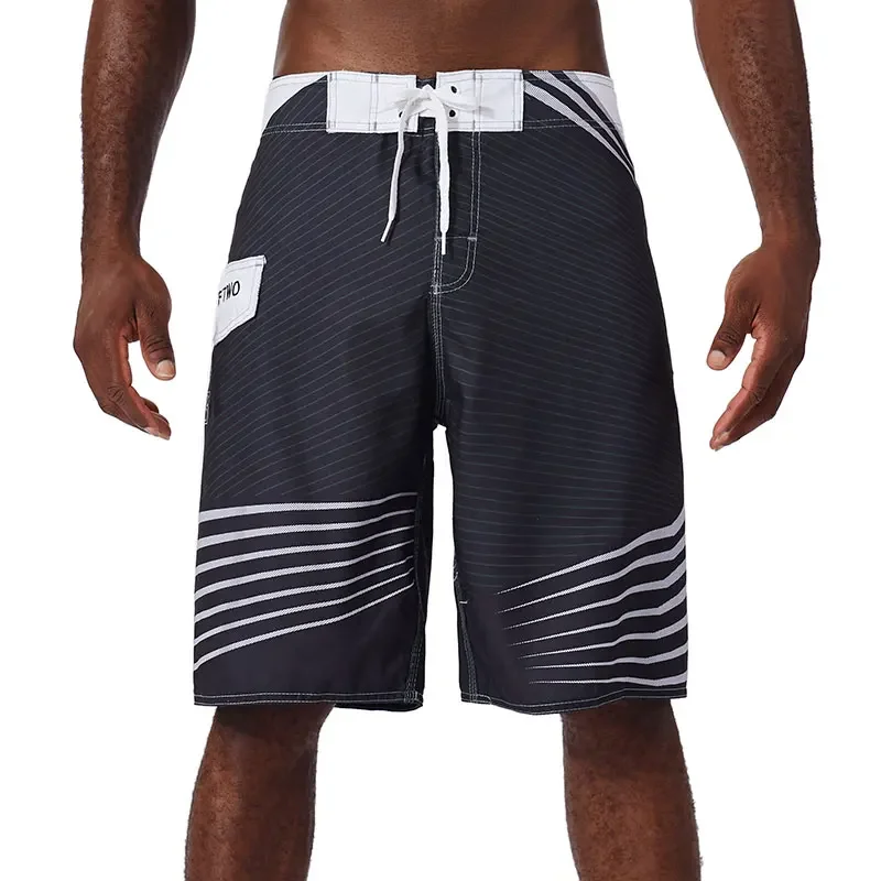 Strandhosen, schnelltrocknende Surf-Hosen für Herren, lässige Sommer-Reise- und Hot-Spring-Shorts für Herren, kurze Shorts, Badehosen. – Detail 3