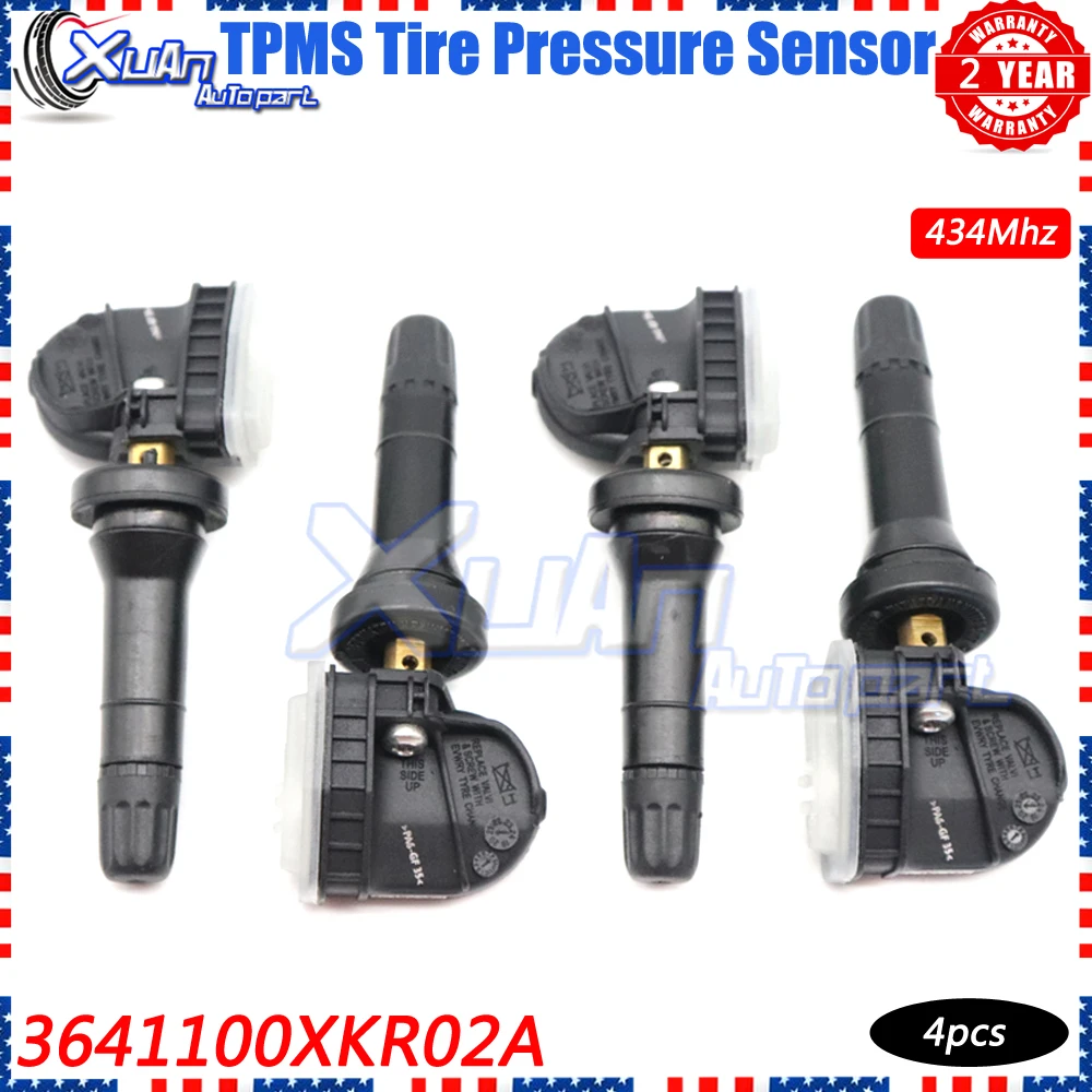 XUAN TPMS Tire Pressure Sensor Monitor System 3641100XKR02A for GREAT WALL HAVAL F7 H6 WEY VV5 VV6 VV7 2019 Auto Relearn