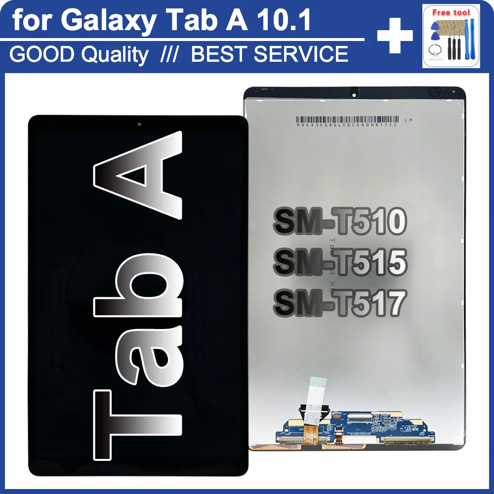 New LCD for Samsung Galaxy Tab A 10.1 SM T510 LCD Display Touch Screen Replacement for Samsung SM T515 Screen Display Assembly