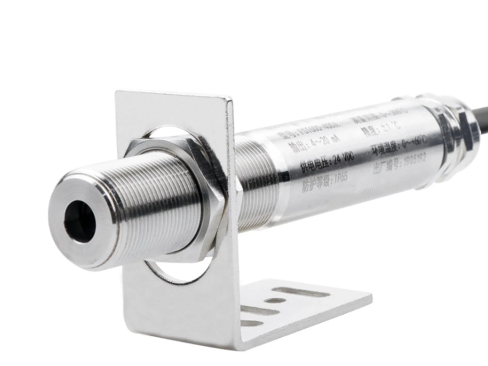 Termometer Inframerah Non-kontak 4-20MA Termometer Industri Pemancar Probe RS485 Sensor Suhu/Modbus