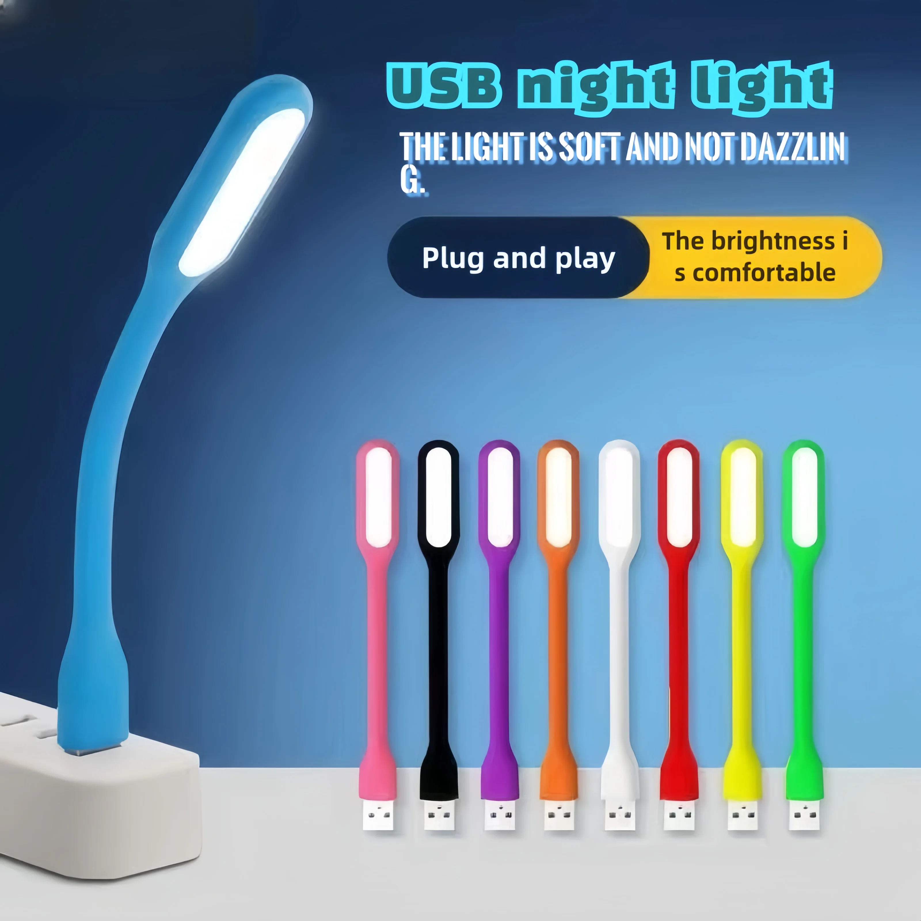 Mini USB Light for Keyboard, Flexible USB Laptop Light, Adjustable USB Lamp for Notebook Computer， Mini Light Homeuse led light