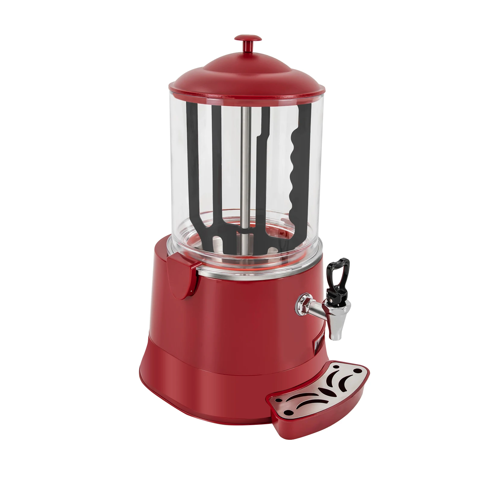 10L Chocolate Melting Machine 400W, Commercial Hot Chocolate Dispenser With Stainless Steel Tank & Faucet, Adjustable Temp 86-194°F For Cafe Restaurant, US Plug