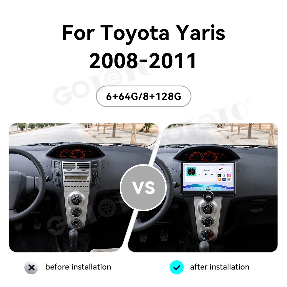 Android Auto Car Stereo 11.5 Inch For Toyota Avalon 2008‑2011 Car Radio GPS Navigation Carplay Entertainment 4G SIM LTE 4G - view 2