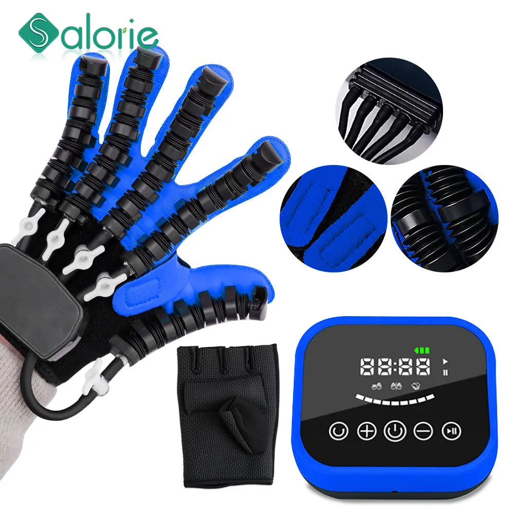 New Upgrade Rehabilitation Robot Gloves Stroke Hemiplegia Cerebral Infarction Training Hand Function Recovery Finger Exerciser