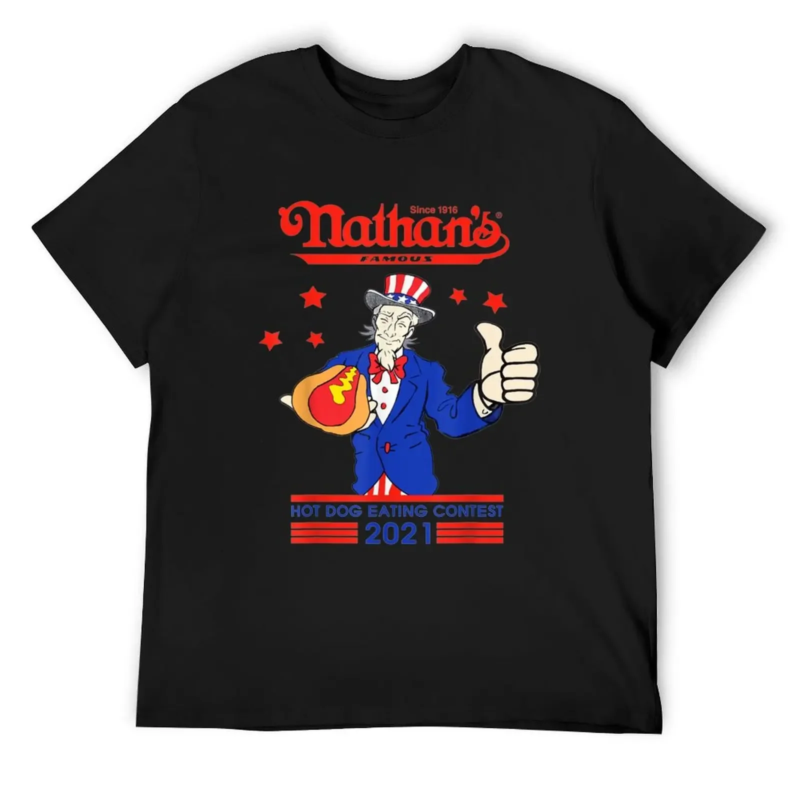 Joey-Chestnut-Nathans-Hot-Dog-Eating T-Shirt vintage anime shirt plus sizes rapper graphic tees vintage t shirt men