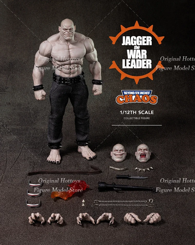 

CHAOS-No.003 1/12 Scale Male Soldier Jagger Tough Guy The War Leader Full Set 6-inches Action Figure Doll Gifts Collection