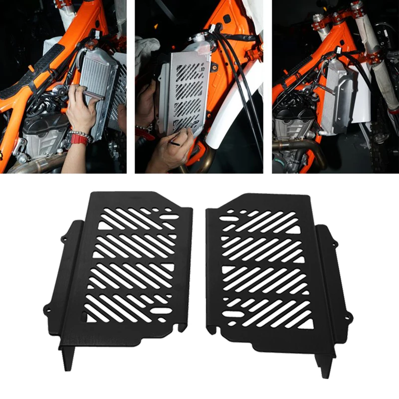 

For KTM EXC 300 Radiator Grille Guard Cover Protector SX 125 SX 250 EXC-F 350 SXF 450 XCW 500 XCW-F TPi Six Days 2017 2018 2019