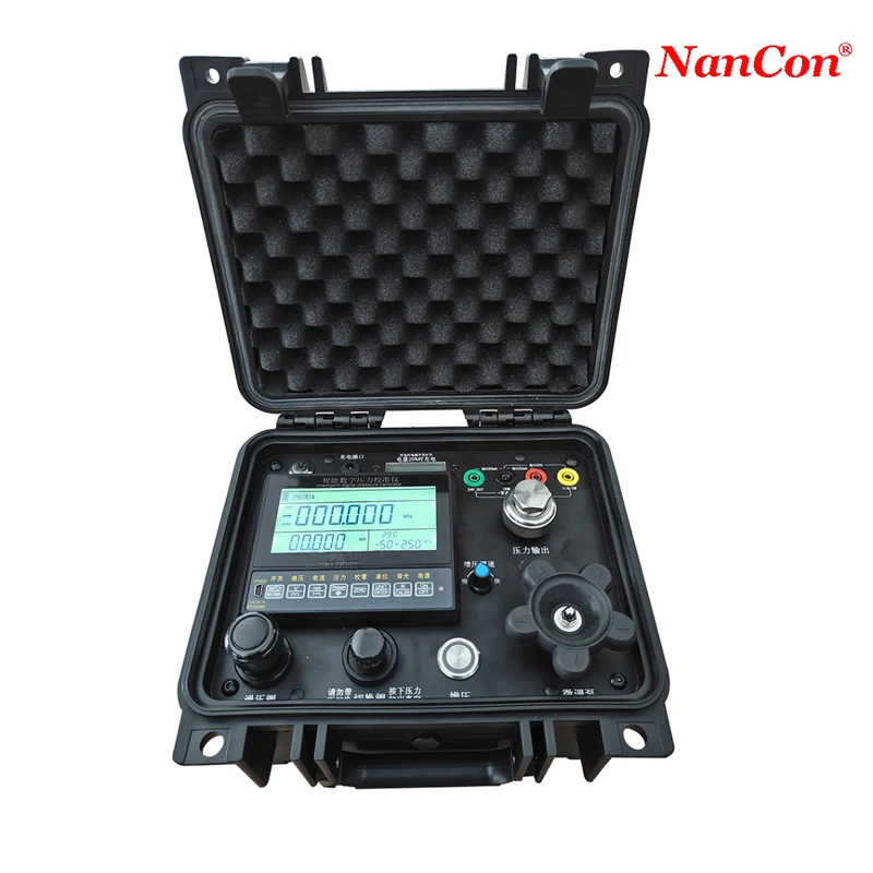 -90 ~ 6Mpa/60Mpa Portable Battery Powered Electric Pressure Calibrator