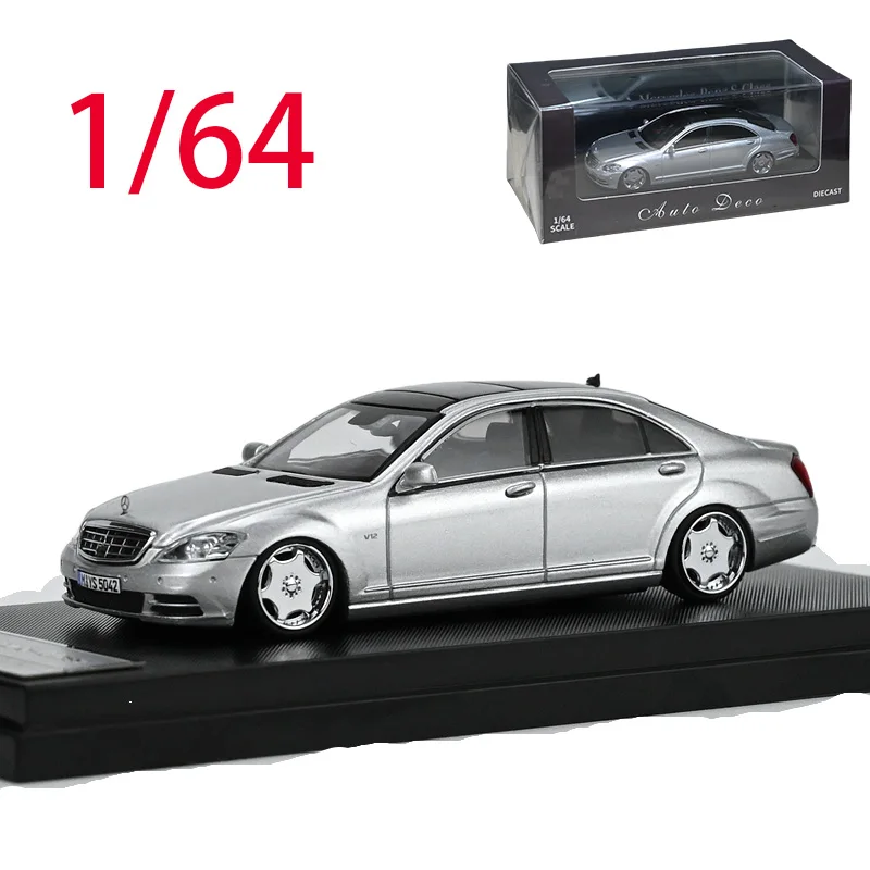 

Aeto Deco Diecast 1/64 Scale Benz S600 W221 Alloy Car Model Toys for Boys Gift