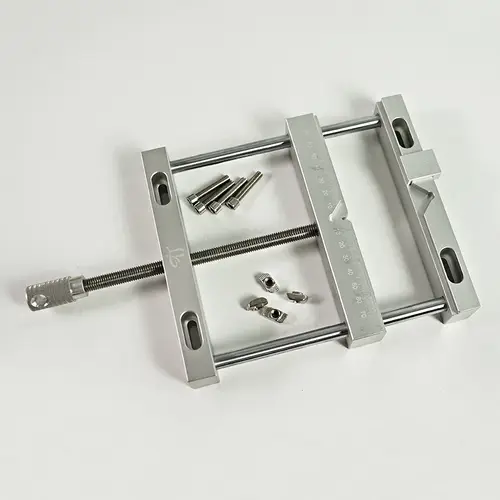New LY CNC Parallel-Jaw Vice Plain Vise QGG Aluminum Alloy Flat Tongs Vice For CNC Engraving Milling And Carving Machine - Image 2