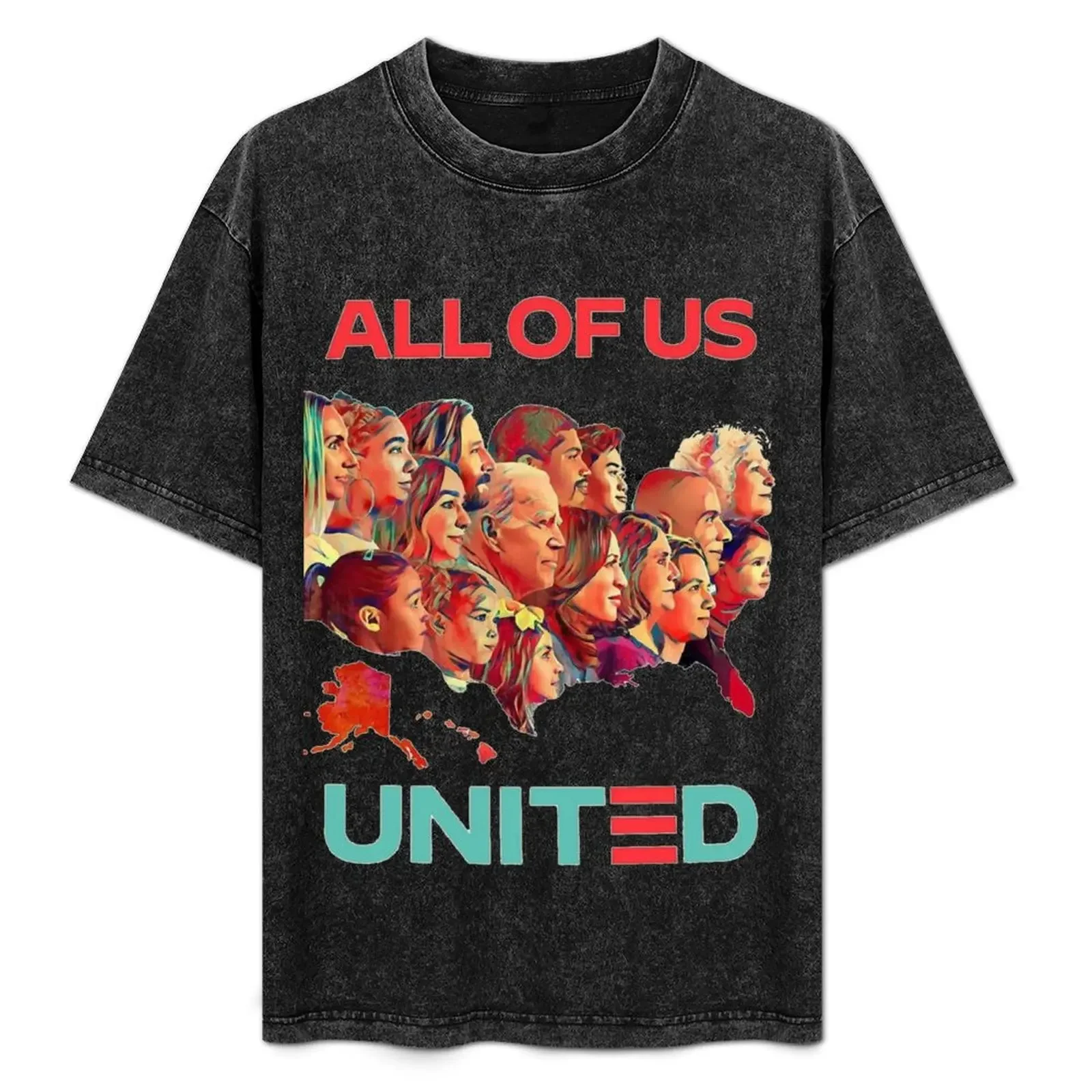 All Of Us, United - Biden Harris T-Shirt shirts graphic quick drying   tees plus sizes   tee men