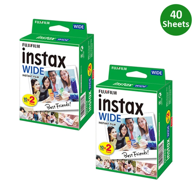 Fujifilm instax wide 400 10枚 20枚 40枚 60枚 80枚 100枚