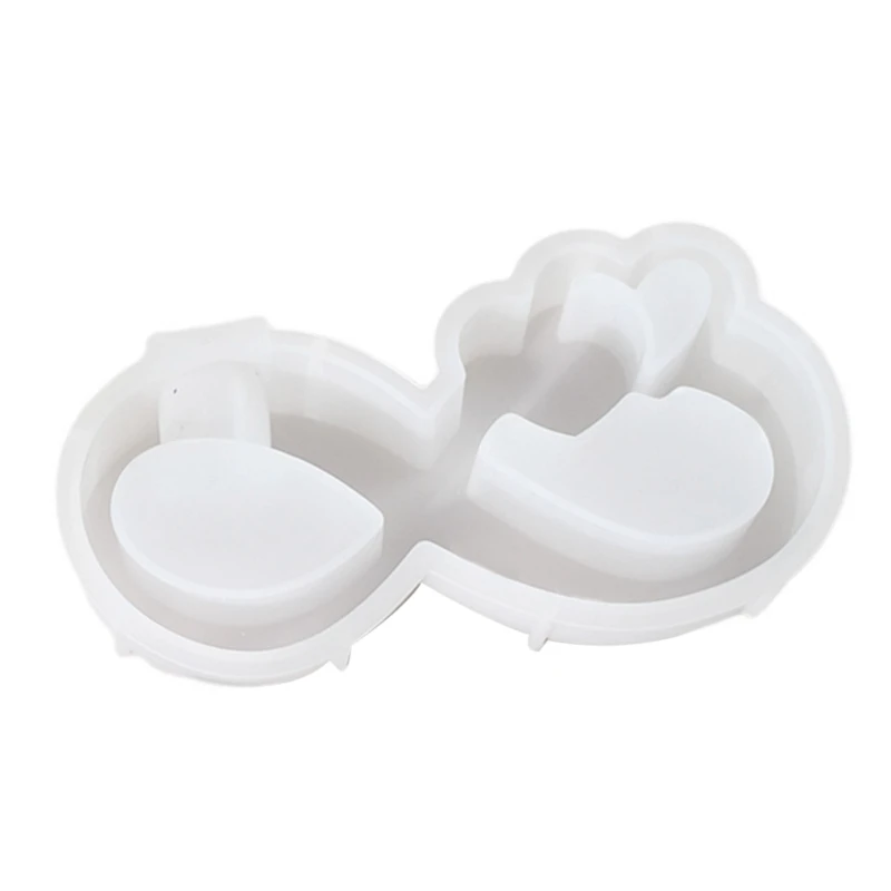 Silicone Vase Moulds for Plant Propagation Station, Home Decoration, Heart Resin Molds for Epoxy Resin, Flower Holders