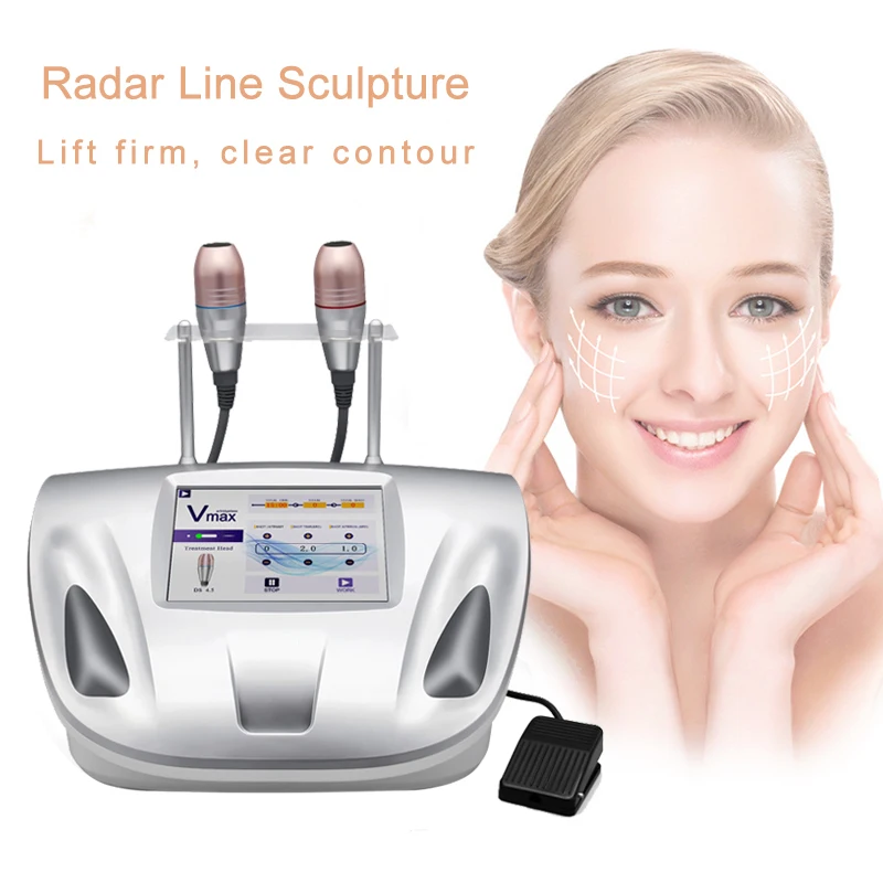 110V/220V Radar Line Engraving Beauty Instrument V-Type Face Firming Lifting Anti-Wrinkle Facial Beauty Machine