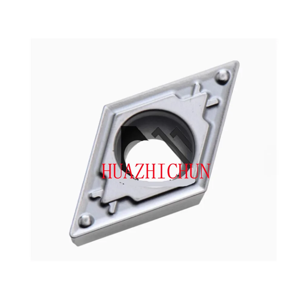 

HUAZHICHUN DCMT11T304HQ TN60 TN620 Твердосплавные вставки из полипропилена Фреза Инструмент
