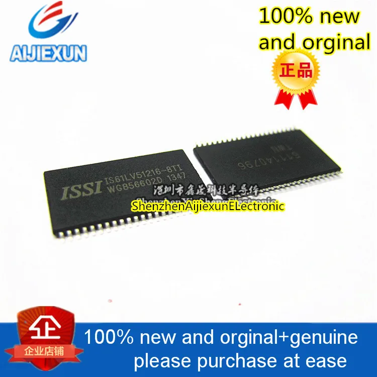 

2pcs 100% new and orginal IS61LV51216-8TI IS61LV51216-10TL 512K x 16 HIGH SPEED ASYNCHRONOUS TSOP44 large stock
