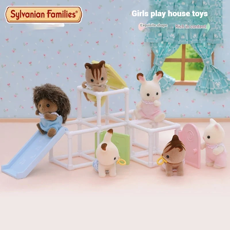 Authentieke Sylvanian Families Anime Karakter Simulatie Speelhuisje Speelgoed Kamer Decoratie Speelgoed Kerstcadeau