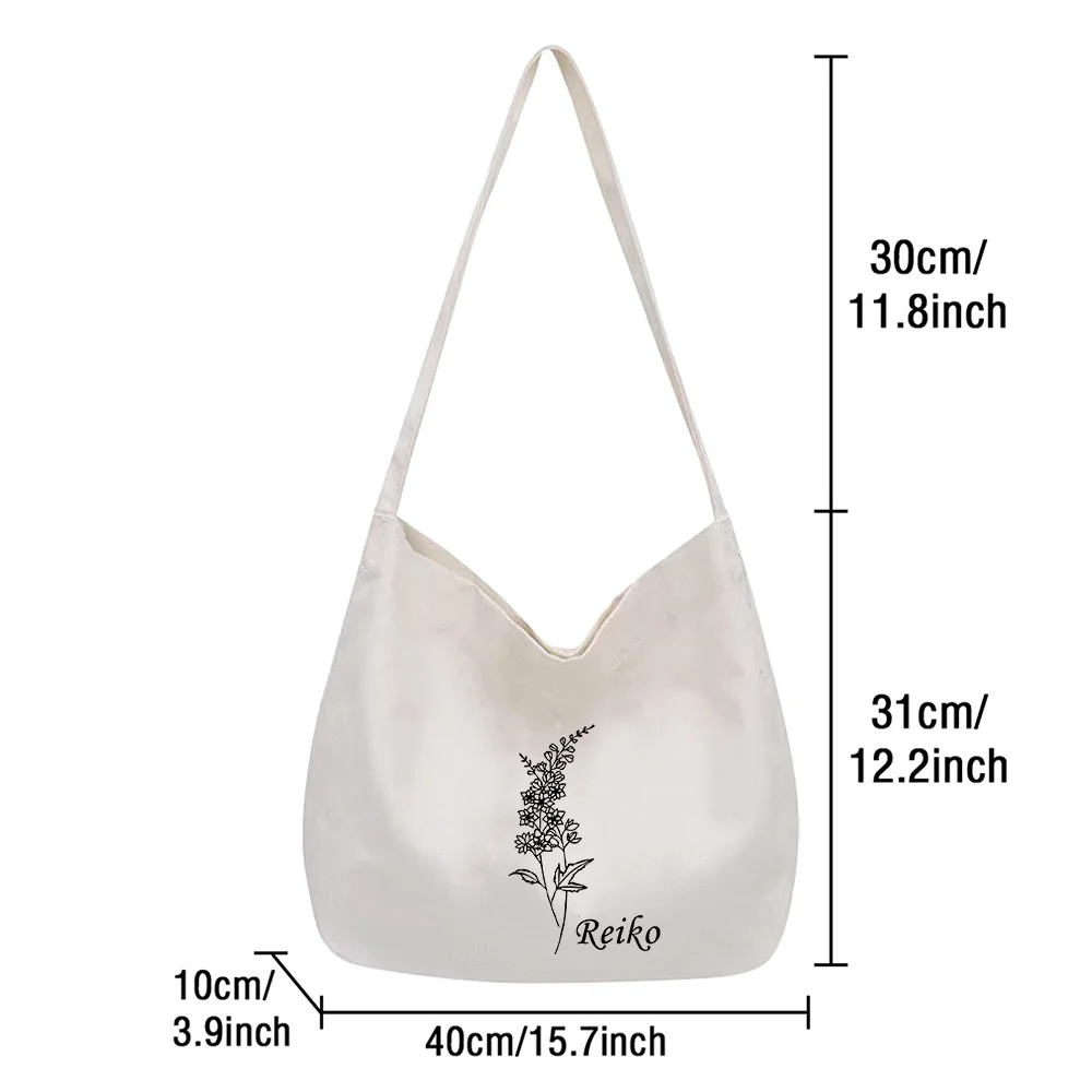 Personalized Customized Casual Joker Daily Travel Portable Handbag New Stylish Minimalist Shoulder Bag Large Canvas Bag