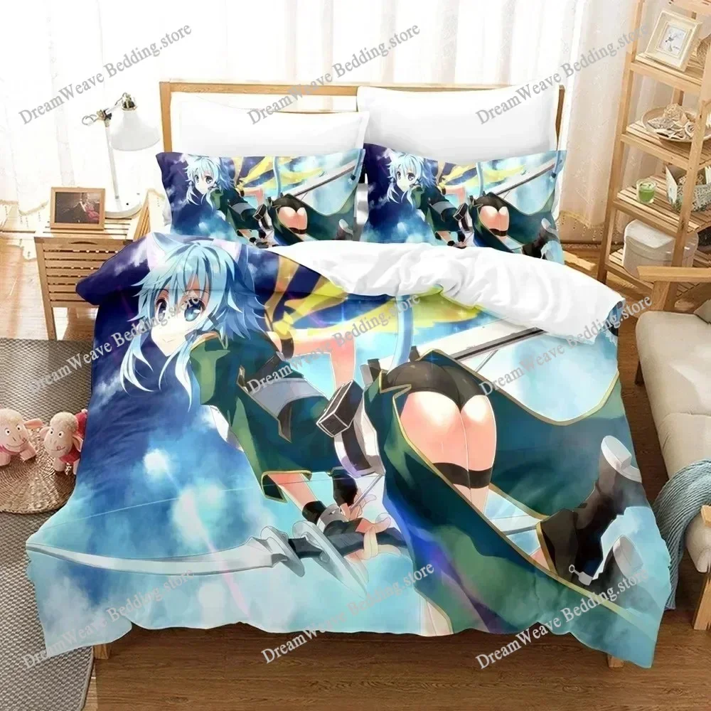 3D Print Sword God Domain Bedding Set Boys Girls Twin Queen King Size Duvet Cover Pillowcase Bed Boys Adult Home Textileextile96
