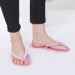 12 Pairs Uv Gel Polish  Cover Disposable Shower Sand Foot Pedicure Beach Foam Flip Flops Foot Care Beauty Slippers Universal