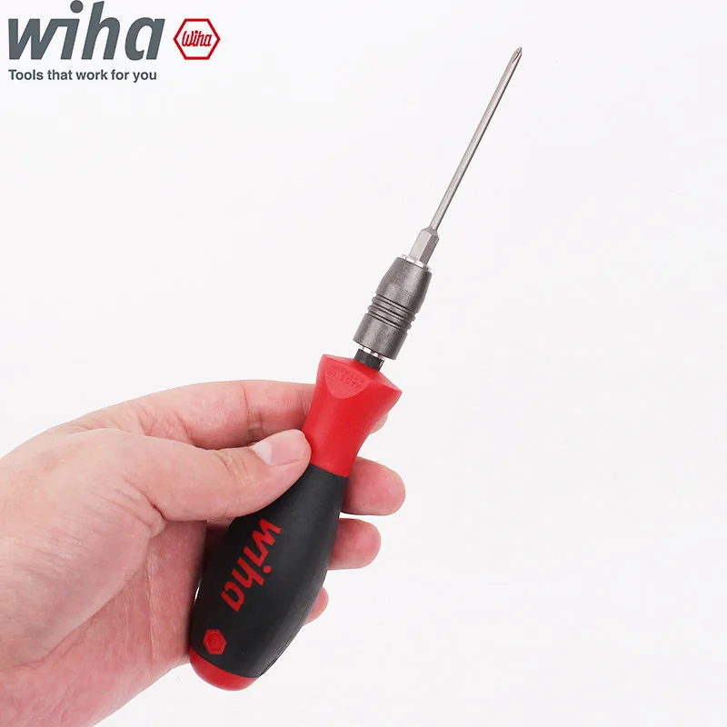 poignee-de-tournevis-wiha-verrouillage-mecanique-antistatique-support-de-tete-pour-traitement-par-lots-accessoires-d'outils-manuels-32161-40331