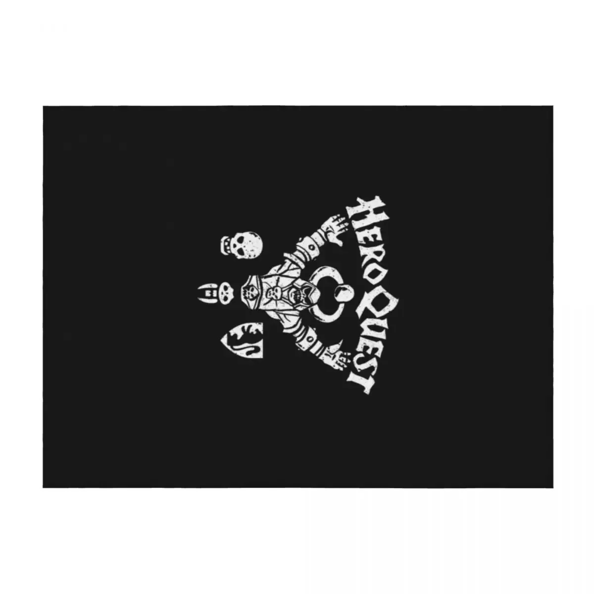 

HEROQUEST - sideways Throw Blanket Personalized Gift Large for sofa Nap Blankets