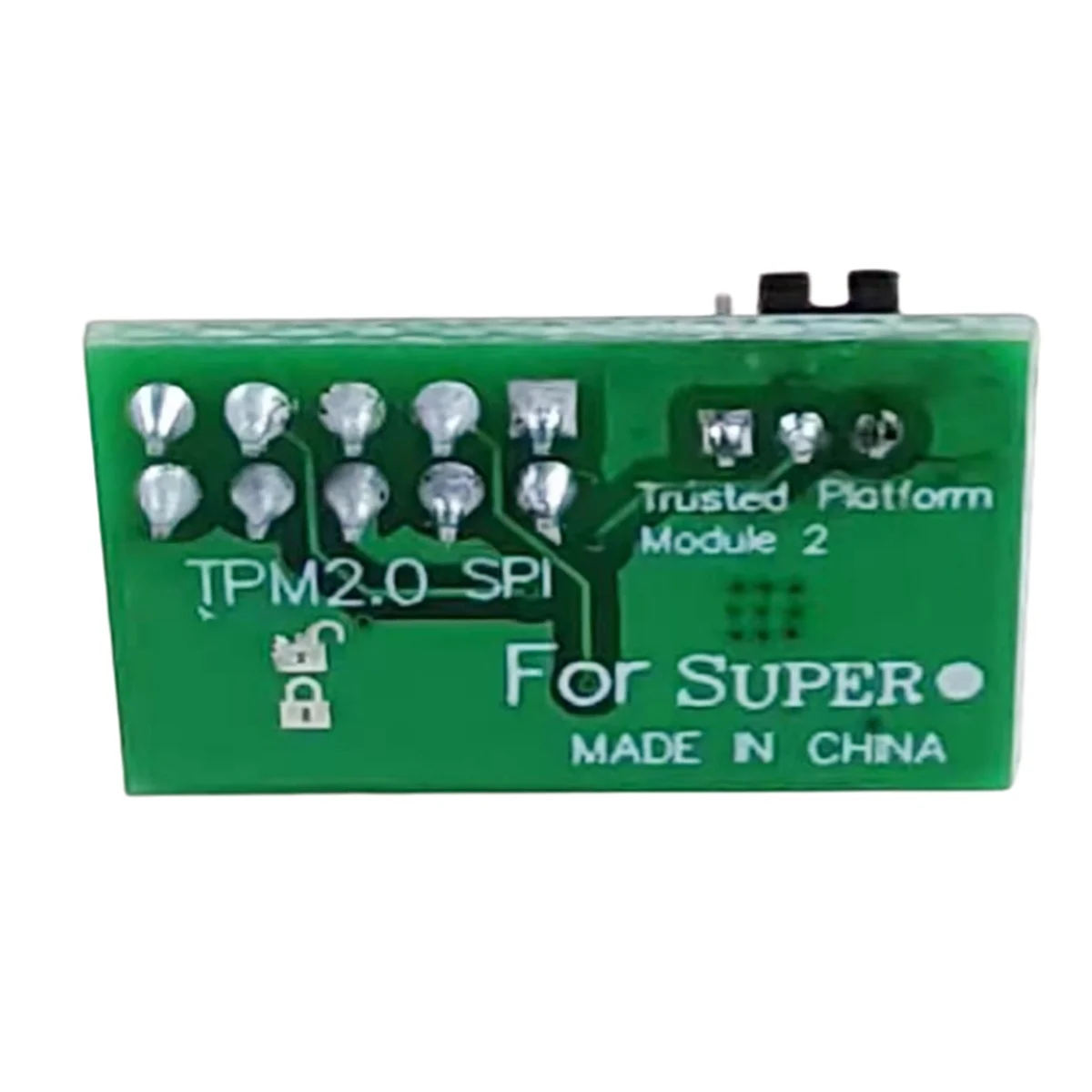 For SuperMicro-AOM-TPM-9670V-S Vertical TPM 2.0 9-Pin