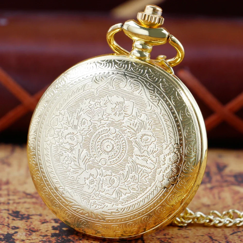 Vintage Quartz Pocket Watch To My Husband Anniversary Pendant Pocket Chain Roman Numerals Dial Special Birthday Gift For Men