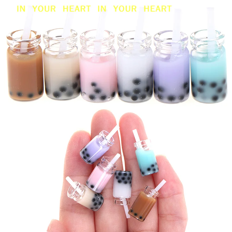 

【X】3 шт. миниатюрные чашки для молочного чая в масштабе 1:12, мини-игрушки, украшения для кукольного домика