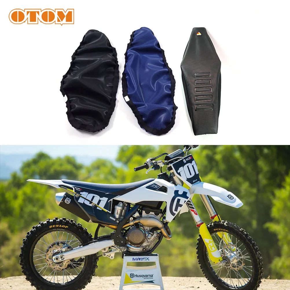 OTOM For HUSQVARNA SEAT COVER FC250 FC350 FE250 FE350 FE450 FE501 FX350 FX450 TC125 TE150i TX300i Carbon Fiber/Diamond Texture