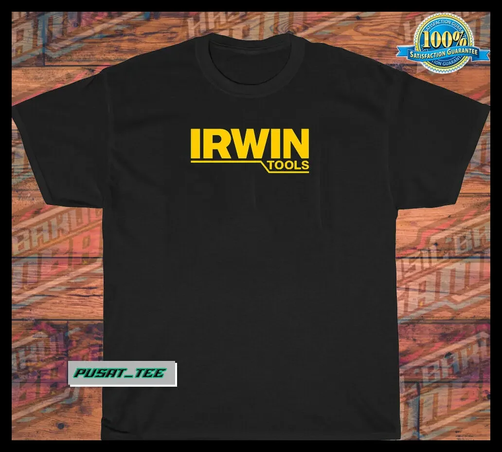 New Irwin Tools hardware Logo American funny men's T shirt SIZE S-5XL