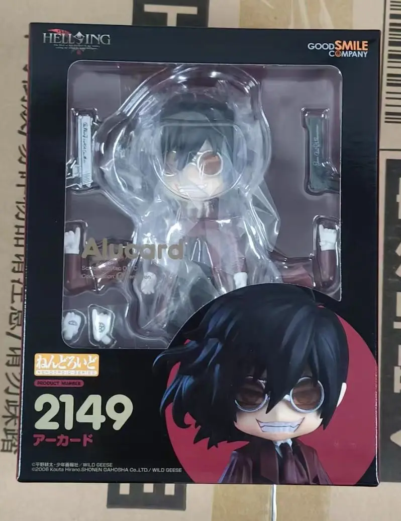 Oryginalna figurka GSC w wersji Q, 2149 Hellsing Ova Alucard, figurka animacyjna, model kolekcjonerski, zabawki do gier, prezenty do kolekcjonowania.
