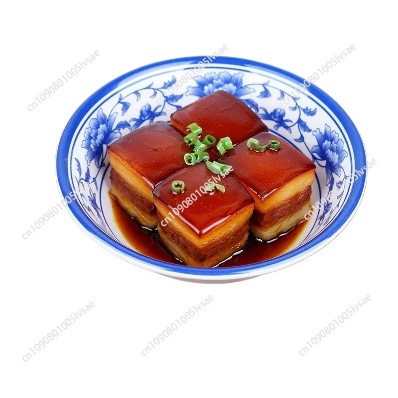 1PCS Simulated dishes, Chinese cuisine models, fake stir fried pork rice, seafood, food items, props, decorations, pendants