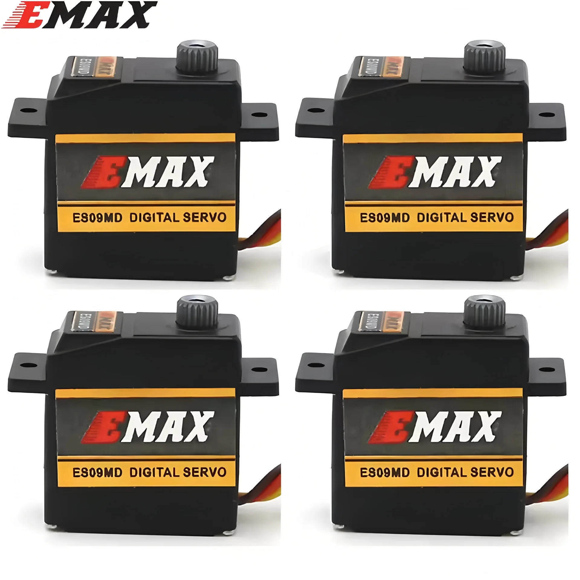 2/4pcs Emax ES08MD ES09MDII 4-6.0V 2kg Metal Gear Mini Digital Servo For TREX 450 Airplane Helicopter Accessories